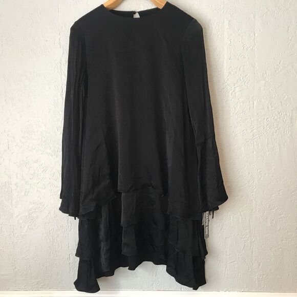 Gianni Bini | Bella Satin Dress | Small - Picture 3 of 11